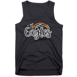 Basketball Eagles School Sports Fan Team Spirit Tank Top