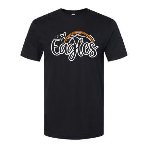 Basketball Eagles School Sports Fan Team Spirit Softstyle CVC T-Shirt