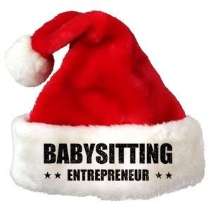 Babysitting Entrepreneur Sitter Business Meaningful Gift Premium Christmas Santa Hat