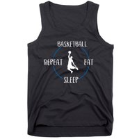 Basketball Eat Sleep Repeat Gift For Basketball Players Tank Top