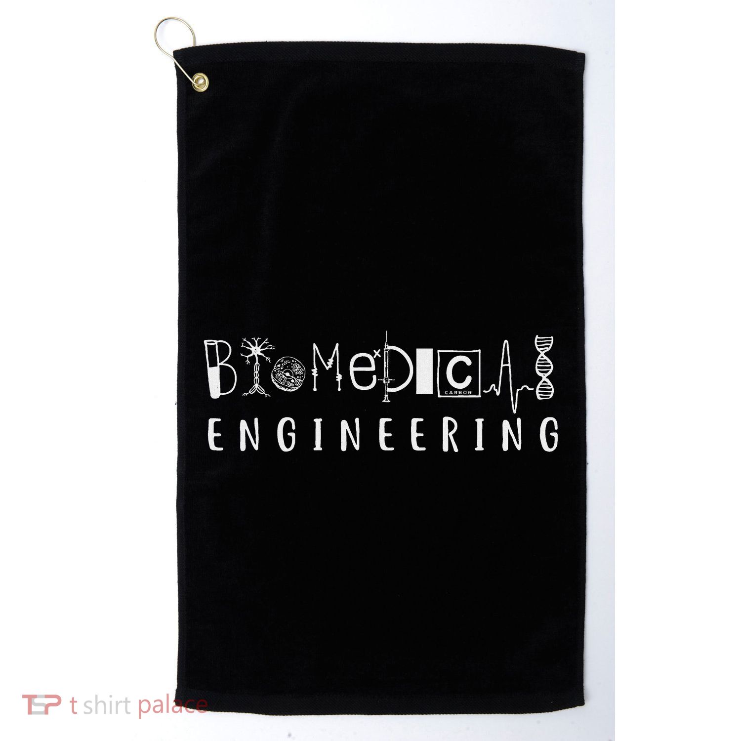 Biomedical Engineering Sciences Biomed Engineer Bme Gifts Golf Towel
