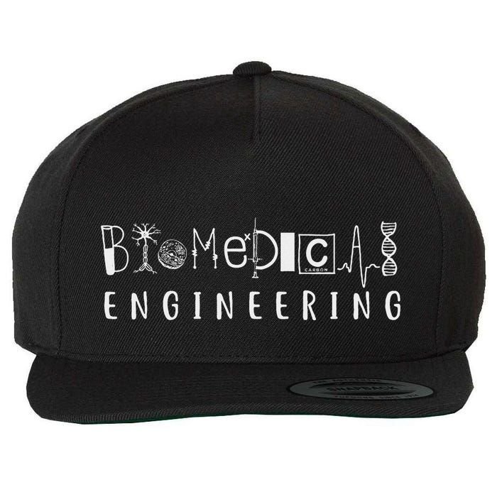 Biomedical Engineering Sciences Biomed Engineer Bme Gifts Wool Snapback Cap