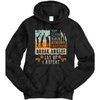 Basketball Eat Sleep Block Rebound Crossover Break Ankles Tie Dye Hoodie