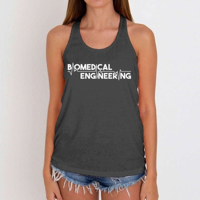 Biomedical Engineering Scientist Biomed Bioengineering BME Women's Knotted Racerback Tank