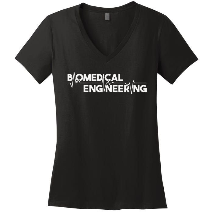 Biomedical Engineering Scientist Biomed Bioengineering BME Women's V-Neck T-Shirt