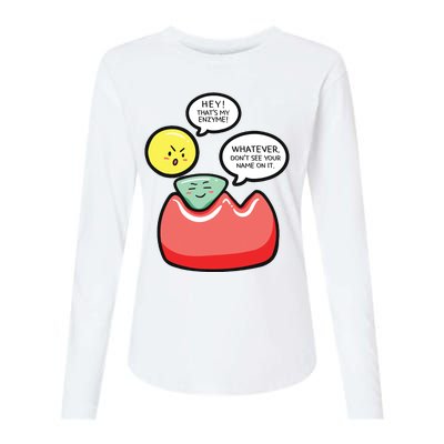 Biology Enzymes Science Biological Molecule Biologist Gift Womens Cotton Relaxed Long Sleeve T-Shirt