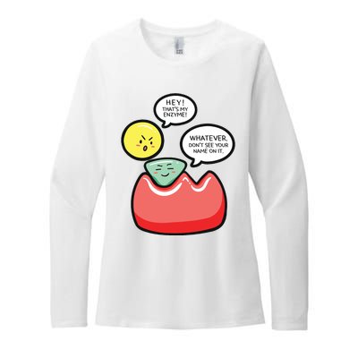 Biology Enzymes Science Biological Molecule Biologist Gift Womens CVC Long Sleeve Shirt