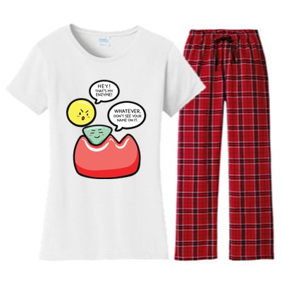 Biology Enzymes Science Biological Molecule Biologist Gift Women's Flannel Pajama Set