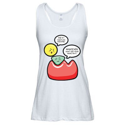 Biology Enzymes Science Biological Molecule Biologist Gift Ladies Essential Flowy Tank