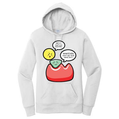 Biology Enzymes Science Biological Molecule Biologist Gift Women's Pullover Hoodie