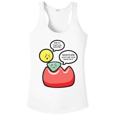 Biology Enzymes Science Biological Molecule Biologist Gift Ladies PosiCharge Competitor Racerback Tank