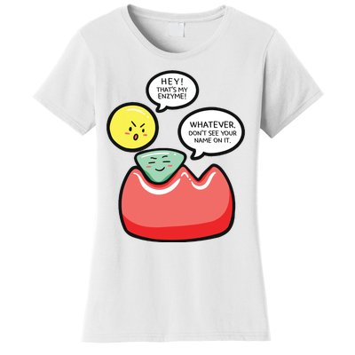 Biology Enzymes Science Biological Molecule Biologist Gift Women's T-Shirt