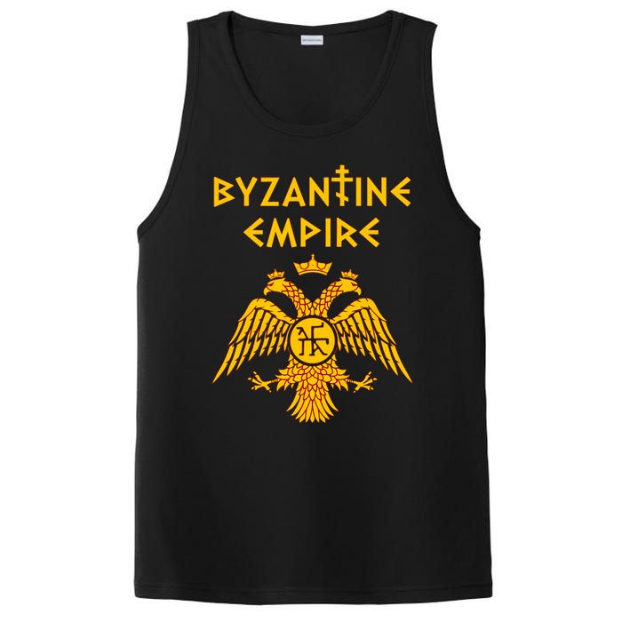 Byzantine Empire Symbol And Orthodox Cross PosiCharge Competitor Tank