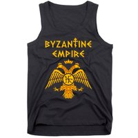 Byzantine Empire Symbol And Orthodox Cross Tank Top