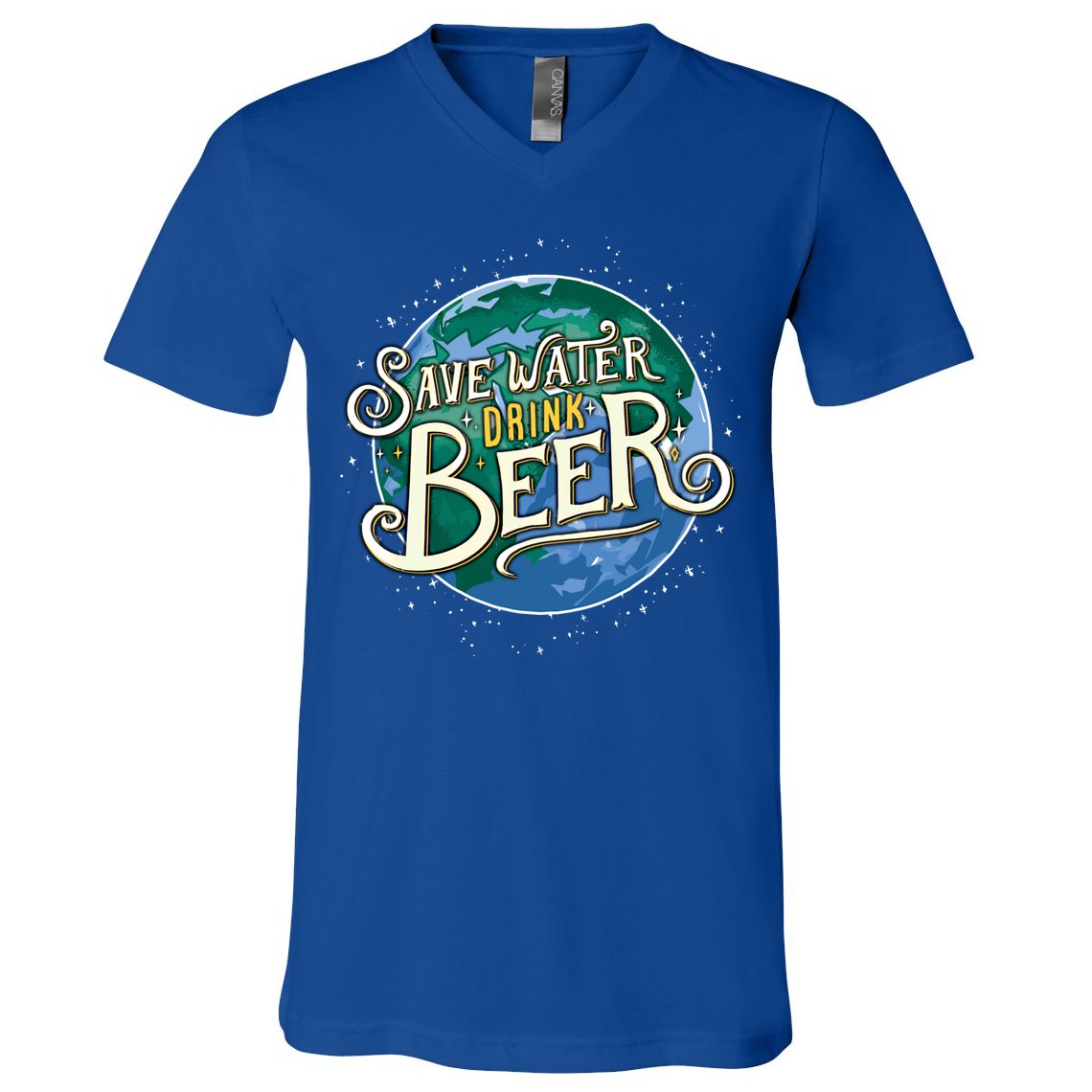 Beer Ers Save Water Beer Malt Brewery Gift V-Neck T-Shirt