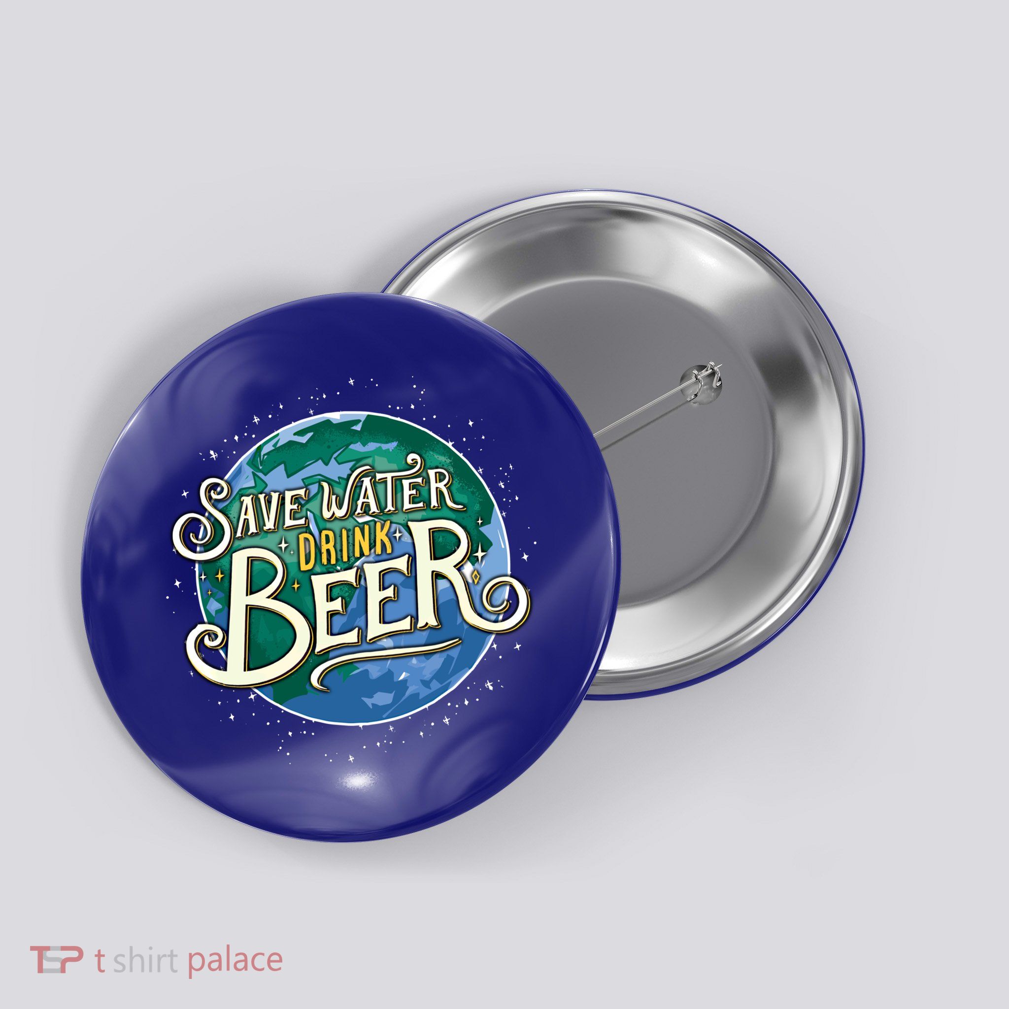 Beer Ers Save Water Beer Malt Brewery Gift Button