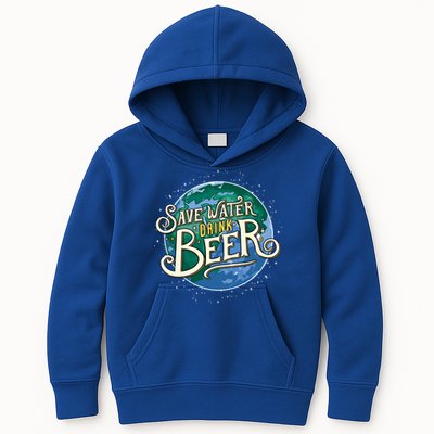Beer Ers Save Water Beer Malt Brewery Gift Kids Hoodie
