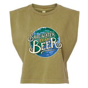 Beer Ers Save Water Beer Malt Brewery Gift Garment-Dyed Women's Muscle Tee