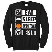 Basketball Eat Sleep Basketball Repeat Sweatshirt