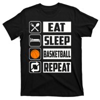 Basketball Eat Sleep Basketball Repeat T-Shirt