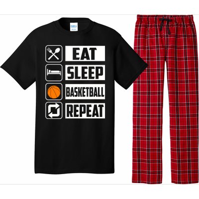 Basketball Eat Sleep Basketball Repeat Pajama Set