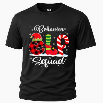 Behavior Elf Squad Christmas Behavior Tech Matching Cooling Performance Crew T-Shirt