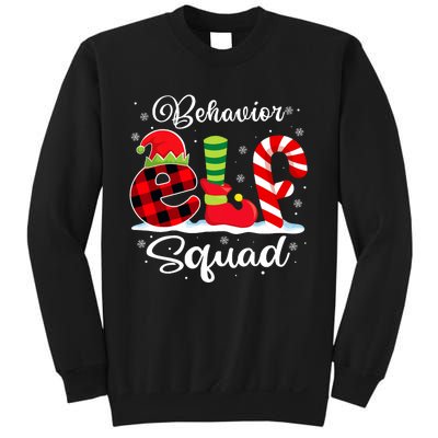 Behavior Elf Squad Christmas Behavior Tech Matching Sweatshirt