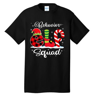 Behavior Elf Squad Christmas Behavior Tech Matching Tall T-Shirt