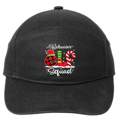 Behavior Elf Squad Christmas Behavior Tech Matching 7-Panel Snapback Hat