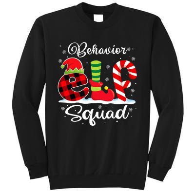 Behavior Elf Squad Christmas Behavior Tech Matching Tall Sweatshirt