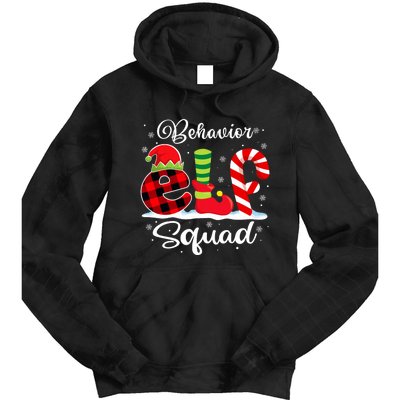 Behavior Elf Squad Christmas Behavior Tech Matching Tie Dye Hoodie