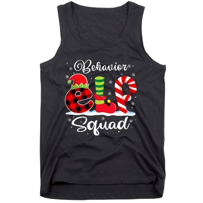 Behavior Elf Squad Christmas Behavior Tech Matching Tank Top