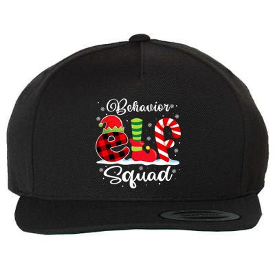 Behavior Elf Squad Christmas Behavior Tech Matching Wool Snapback Cap
