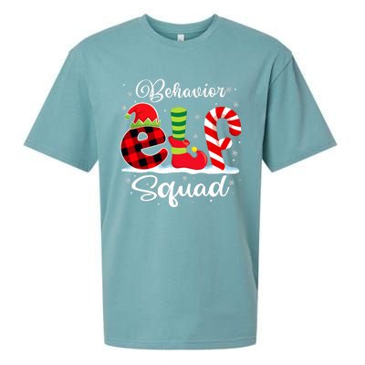 Behavior Elf Squad Christmas Behavior Tech Matching Sueded Cloud Jersey T-Shirt