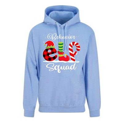 Behavior Elf Squad Christmas Behavior Tech Matching Unisex Surf Hoodie