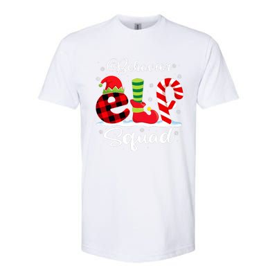 Behavior Elf Squad Christmas Behavior Tech Matching Softstyle CVC T-Shirt