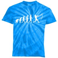 Baseball Evolution Sports Player Lover Coach Graphic Great Gift Kids Tie-Dye T-Shirt