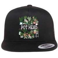 Botanical Enthusiast Succulent Planter for Gardeners Flat Bill Trucker Hat