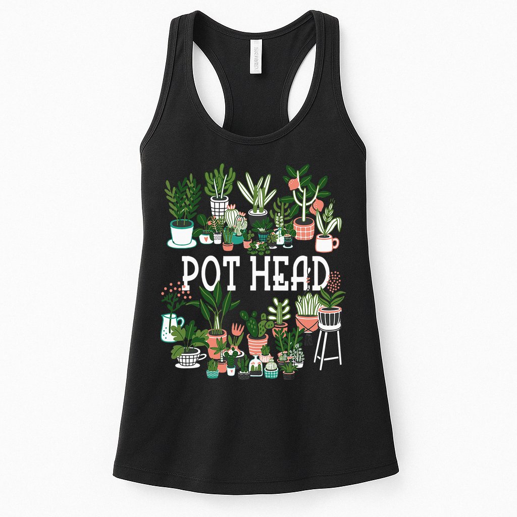 Botanical Enthusiast Succulent Planter for Gardeners Womens Tank Top