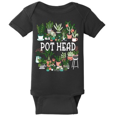 Botanical Enthusiast Succulent Planter for Gardeners Baby Bodysuit