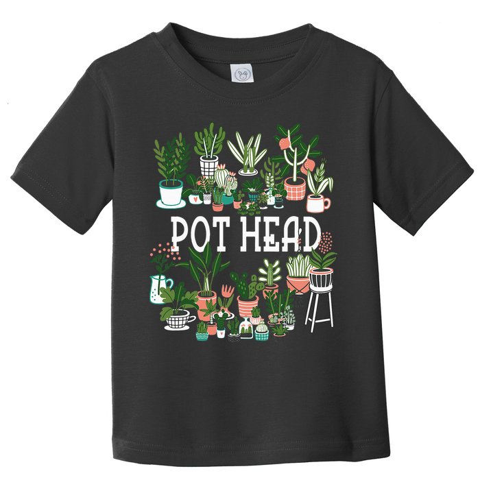 Botanical Enthusiast Succulent Planter for Gardeners Toddler T-Shirt