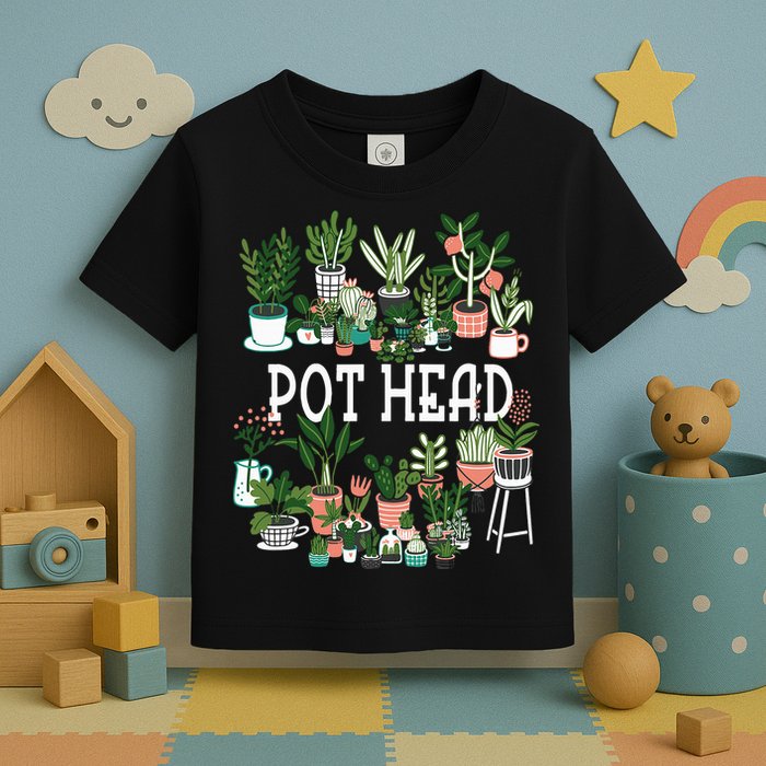 Botanical Enthusiast Succulent Planter for Gardeners Toddler T-Shirt