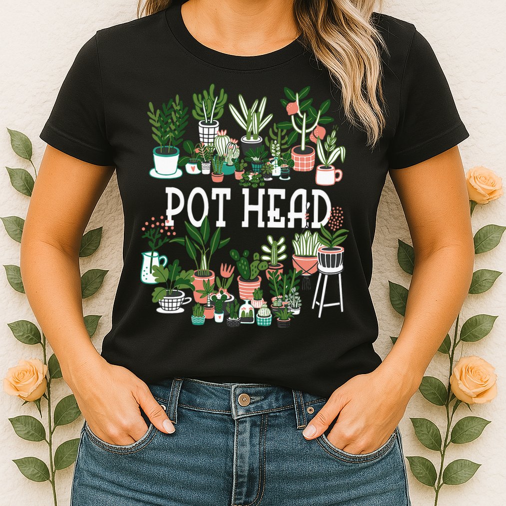 Botanical Enthusiast Succulent Planter for Gardeners Womens T-Shirt