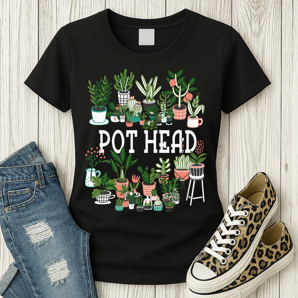 Botanical Enthusiast Succulent Planter for Gardeners Womens T-Shirt