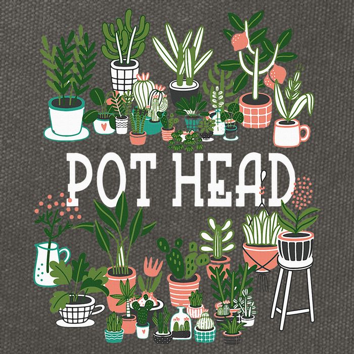 Botanical Enthusiast Succulent Planter for Gardeners Cotton Canvas Backpack