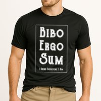 Bibo Ergo Sum I Drink Therefore I Am Latin Alcohol Performance Shirt