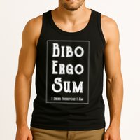 Bibo Ergo Sum I Drink Therefore I Am Latin Alcohol Tank Top