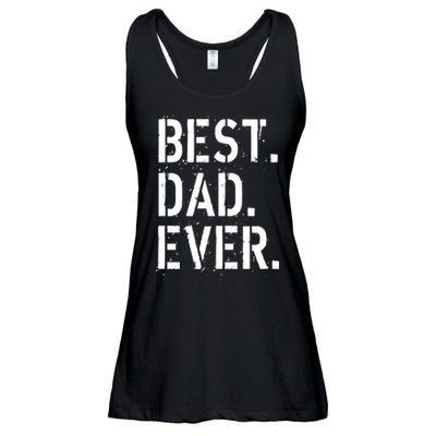 Best. Dad. Ever. Father's Day Ladies Essential Flowy Tank