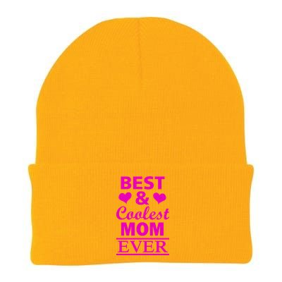 Best And Coolest Mom Ever Knit Cap Winter Beanie