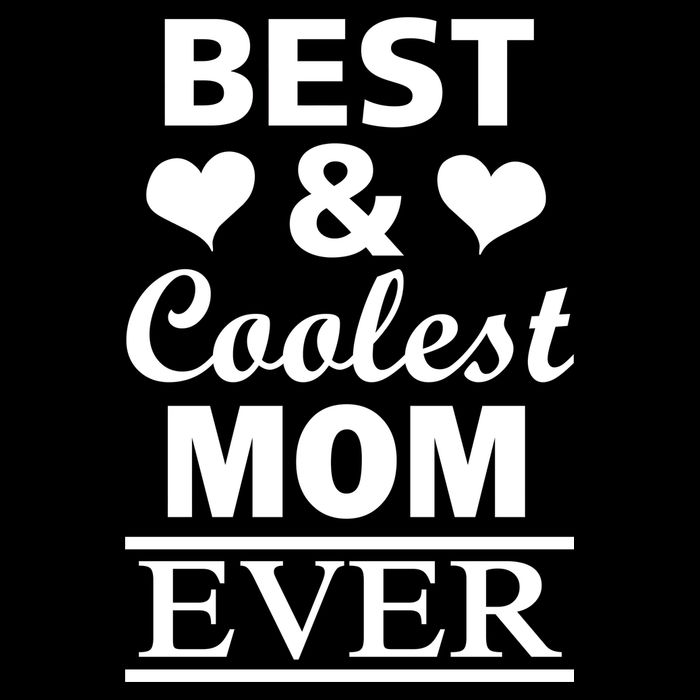 Best And Coolest Mom Ever Flat Bill Trucker Hat